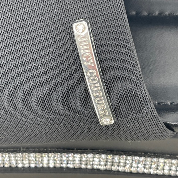 Juicy Couture Black Mules with Silver Trim WOMENS SIZE 9.5 - Picture 9 of 11